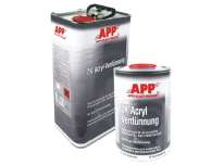 App 030130 Растворитель к продуктам акриловым и базовым 2K-Acryl Verdünnung 5л.