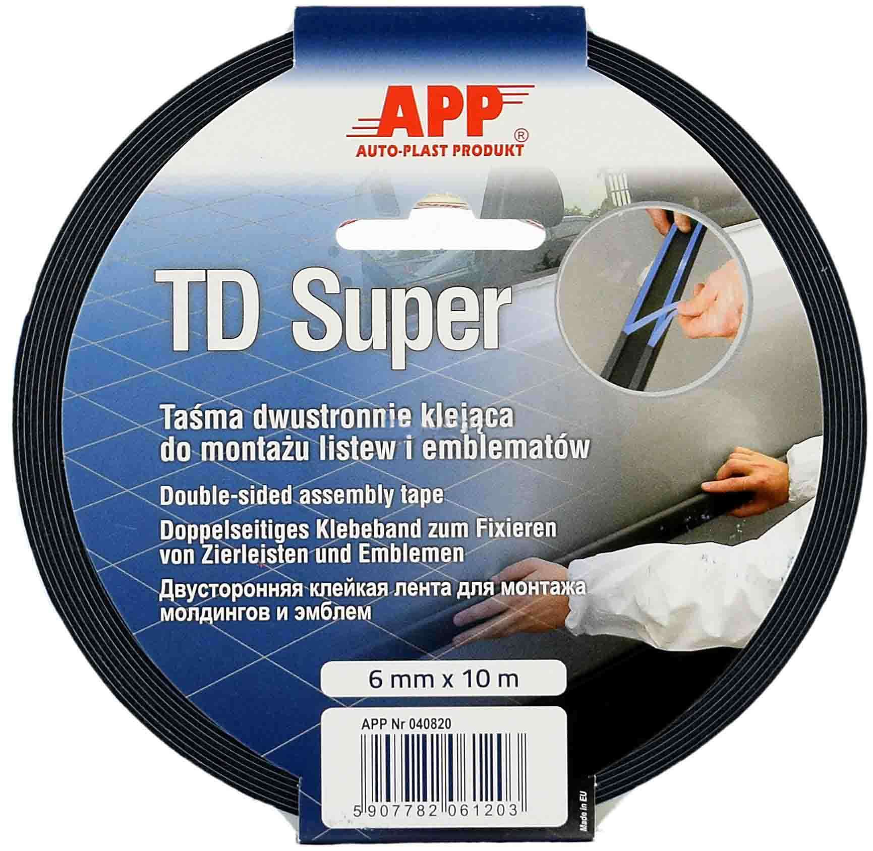 App Двухсторонний скотч TD Super 9мм х 5м