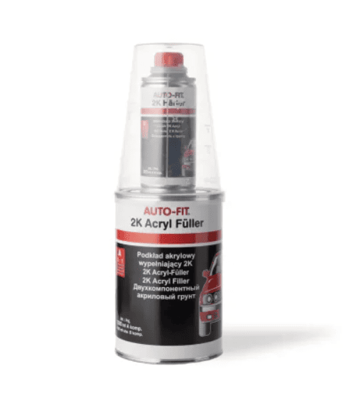Акриловый грунт-наполнитель AUTO-FIT 1л+0,2л серый