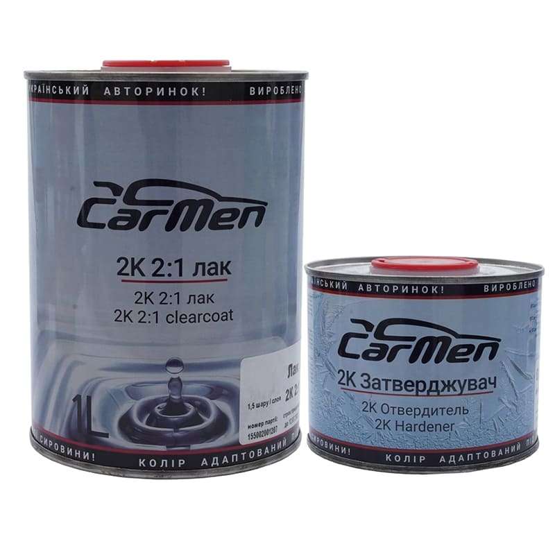 Лак акриловый CarMen MS MAXY 0,8л+0,4л
