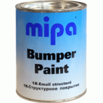 Mipa Bumper paint краска для бампера серая, черная 1л