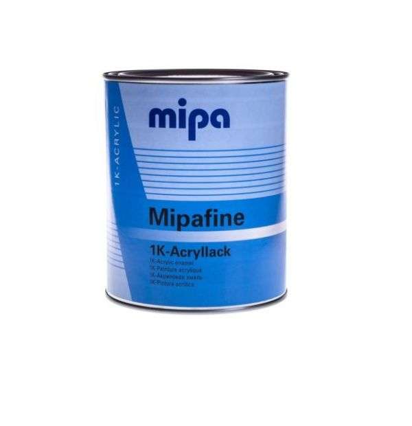 Mipa Акрилова 1К Чорний мат RAL 9005 1л