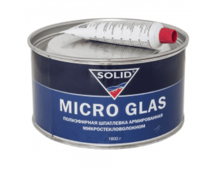Шпатлевка со стекловолокном Solid Micro Glas 1,8кг