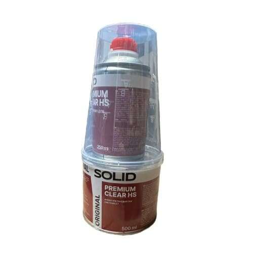 Лак SOLID Premium Clear HS комплект 0,5л+0,25л