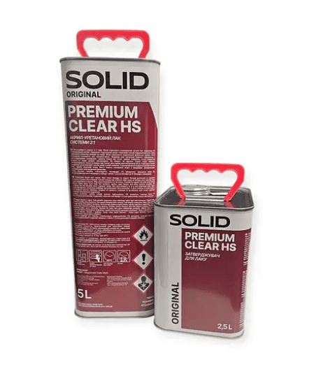 Лак SOLID Premium Clear HS комплект 5л+2,5л