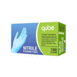 Нитриловые перчатки Solid Qube XL синие 100шт	