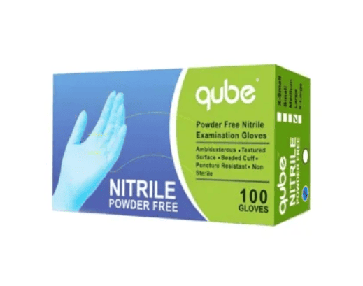 Нитриловые перчатки Solid Qube XL синие 100шт