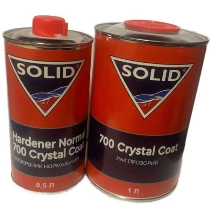 Лак SOLID 700 Crystal Coat MS комплект 1л+0,5л