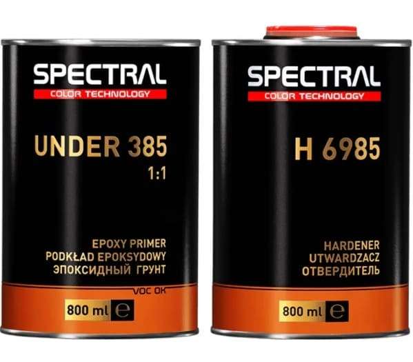 Грунт эпоксидный SPECTRAL UNDER 385 OLIVE + отвердитель H6985, 0,8л+0,8л