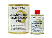 Грунт для авто серый SOTRO F10 2K UHS Acryl filler 4:1 Megamax 0,8 л+0,2 л - T021008